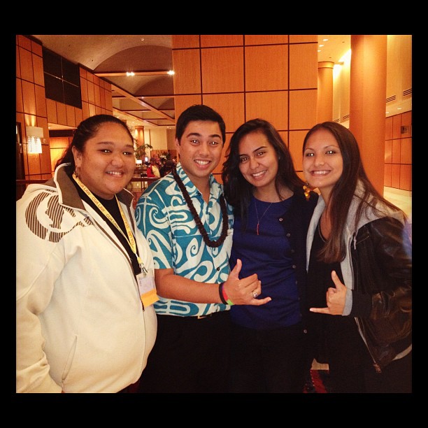 Civic club ambassadors attending the Native Hawaiian Convention in Washington D.C 
Photo courtesy Kaipo Leopoldino