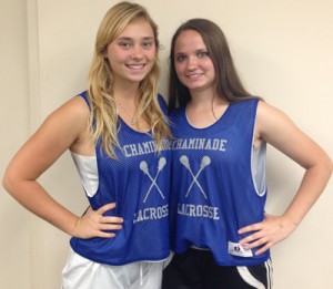 President and vice president of the lacrosse club, Shea McCormick & Kristen "Rothy" Rothermel.