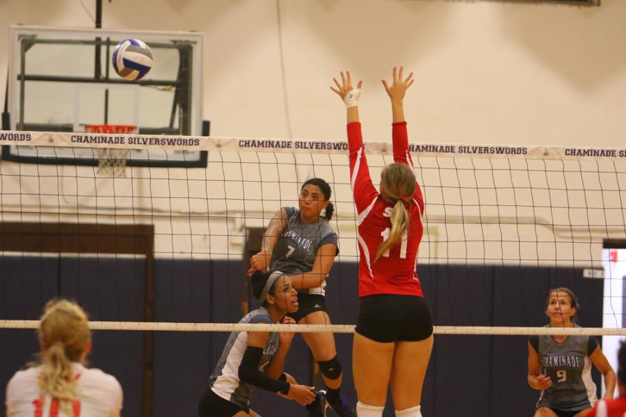 Keani Passi leads the Lady Swords in kills this season.