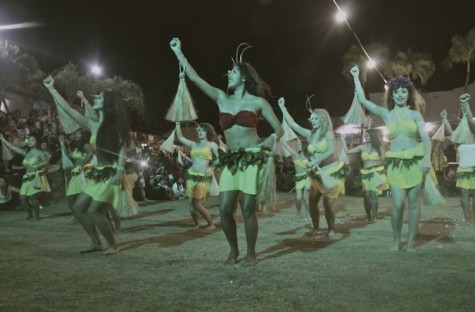 Many clubs, including the Tahitian Club, make their own costumes for the show.