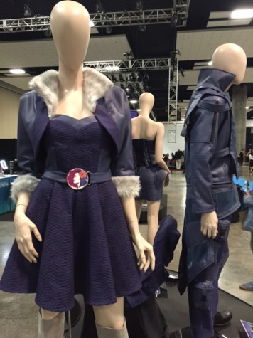 Hawaiian Airlines' couture fashion made out of airplane seat material.