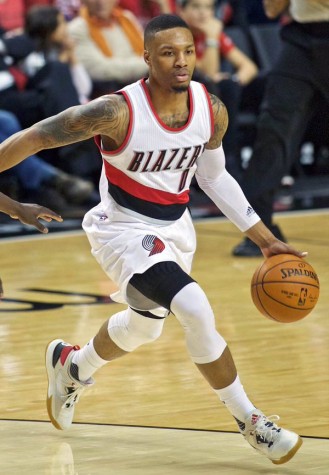 Guard Damian Lillard led the NBA in minutes played his rookie year