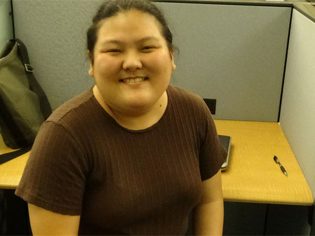 Caitlyn Tobita is a 20-year-old from Kaneohe with a major in biochemistry.