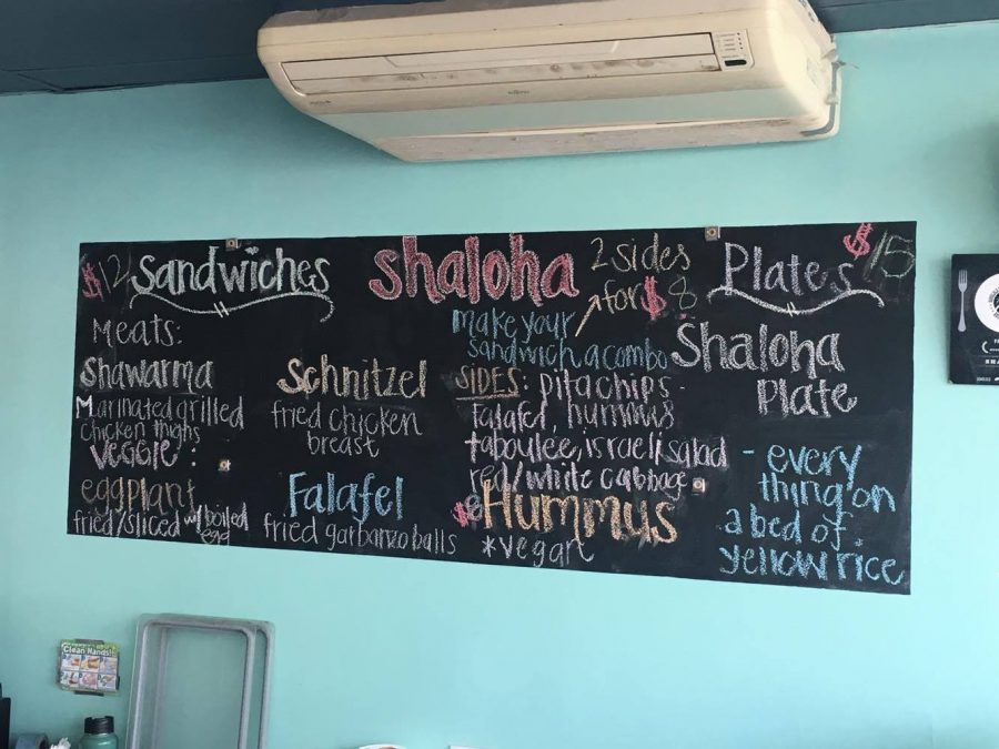 Shaloha Mediterranean menu provides tasty sandwiches that will have the buds jumping. 