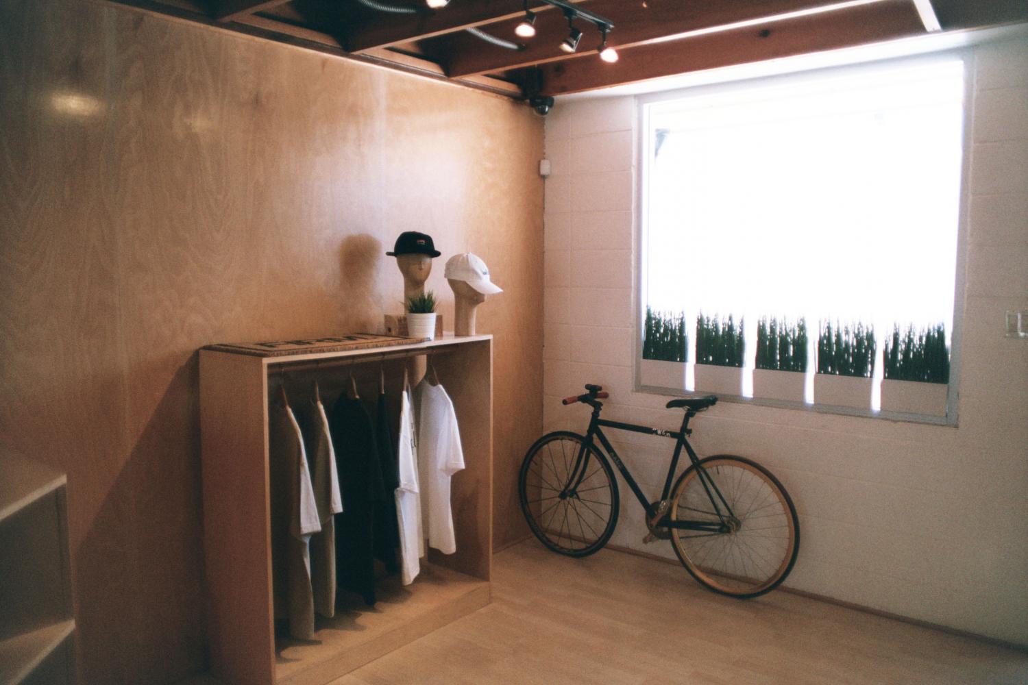 The Firm features simple interior designs within the shop.
Picture was taken on the immediate right side of entrance.