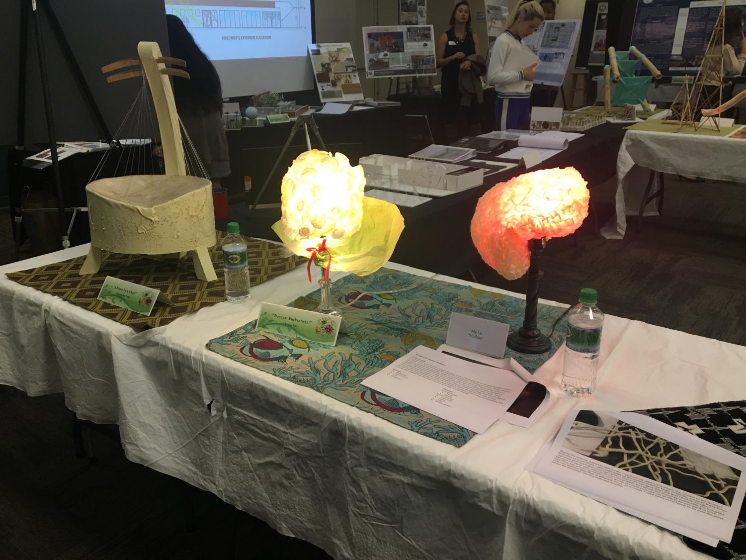 Na Liko featured the work of CUH students from every division, including artwork from Environmental + Interior Design major My Lu. Her piece
