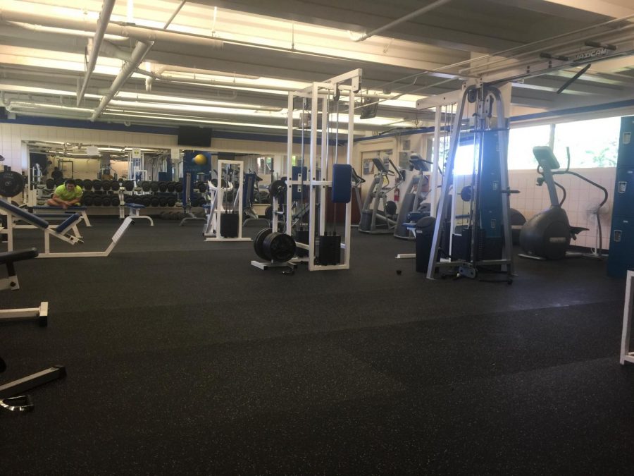 The newly renovated Carlson Fitness Center.