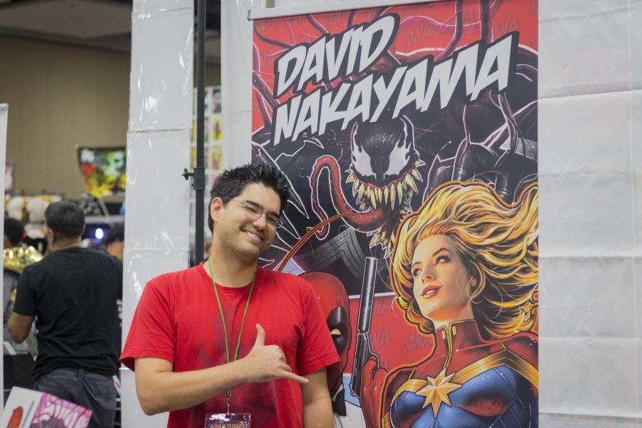 David Nakayama, at the Amazing! Comic Con Aloha.