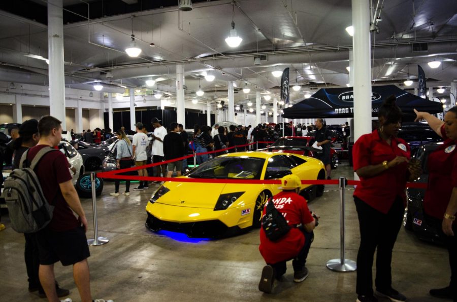 Wekfest car show at Blaisdell Center on Saturday featured Lamborghinis and more. 