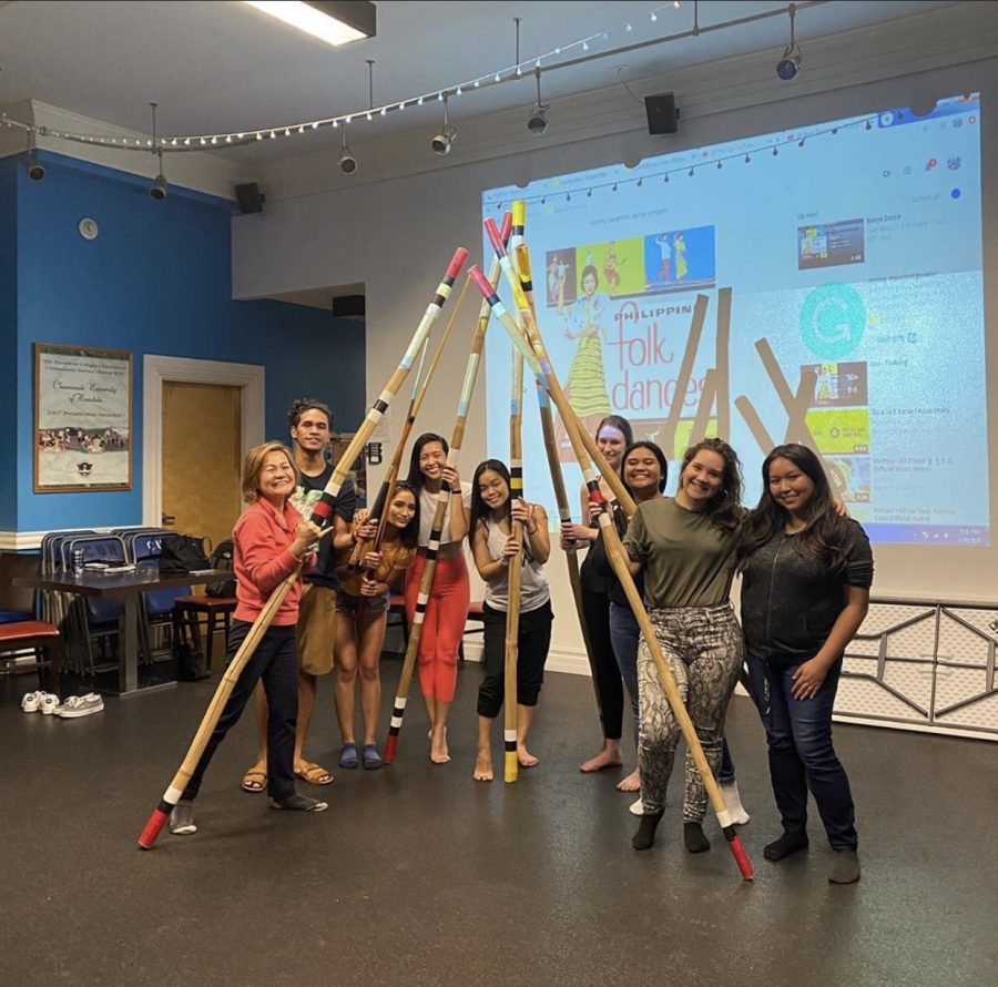 World of Dance Club and The Filipino Club worked together to teach tinikling in February. 