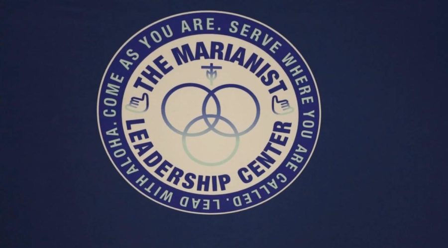 The Marianist Leadership Centers logo includes the mission of the center.