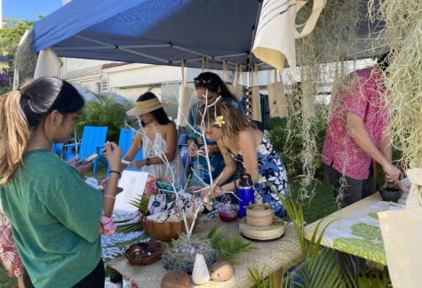 Kuaʻāina Creations sell an assortment of necklaces, earrings, and bags to the CUH community. 