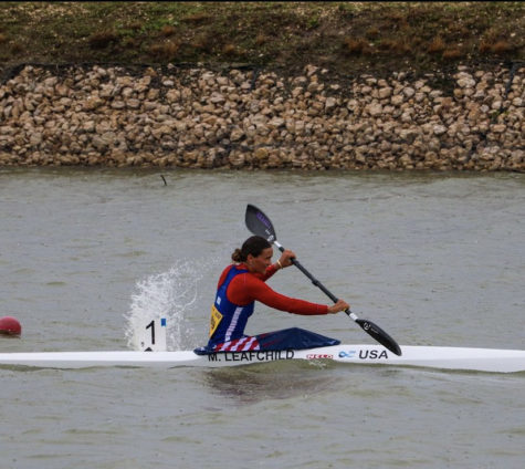 Leafchild competing at the World Championships in Szeged, Hungary.
(Photo Courtesy of Mehana Leafchild)