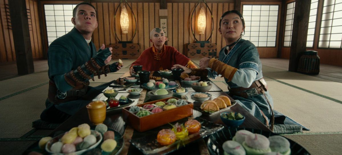Sokka (left), Aang (middle), and Katara (Right) make their live action debut in the new Netflix adaptation of Avatar: The Last Airbender.