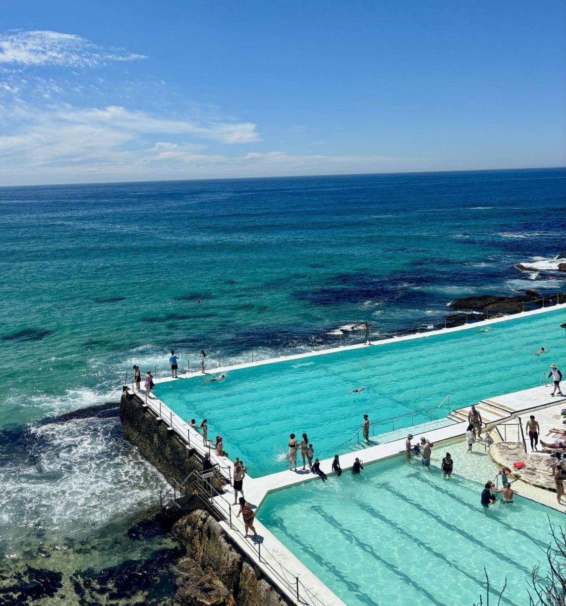 Bondi Icebergs. Final destination of Coogee to Bondi walk. 