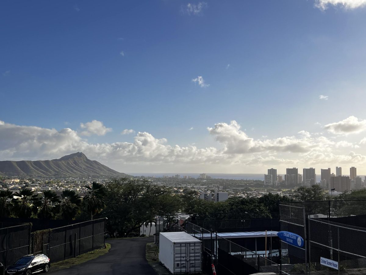The view from the top of the Chaminade campus.