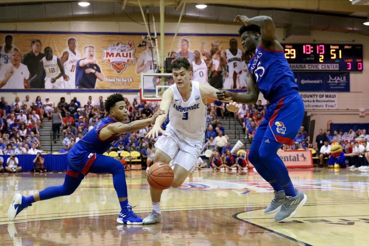 The Chaminade men's basketball team faces off against top programs, like Kansas, in the country in the Maui Invitational. 