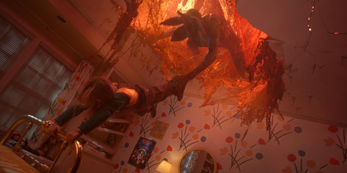 Holly being taken into the Upside Down and changing the momentum of the show.